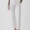 High Rise '90S Slim Straight Crop Jeans
