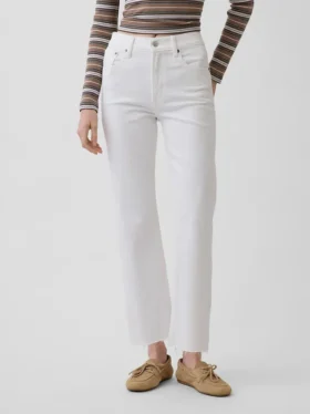 High Rise ’90S Slim Straight Crop Jeans