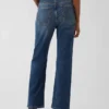 High Rise '90S Slim Straight Crop Jeans