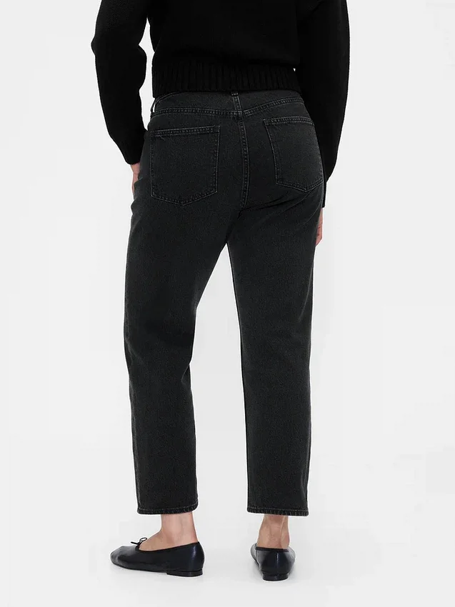 High Rise '90S Slim Straight Crop Jeans