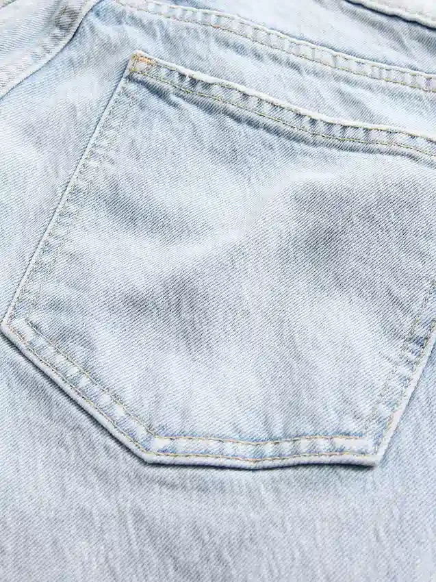 High Rise '90S Slim Straight Crop Jeans