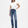 High Rise '90S Slim Straight Jeans