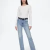 High Rise '90S Slim Straight Jeans