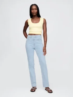 High Rise '90S Slim Straight Jeans