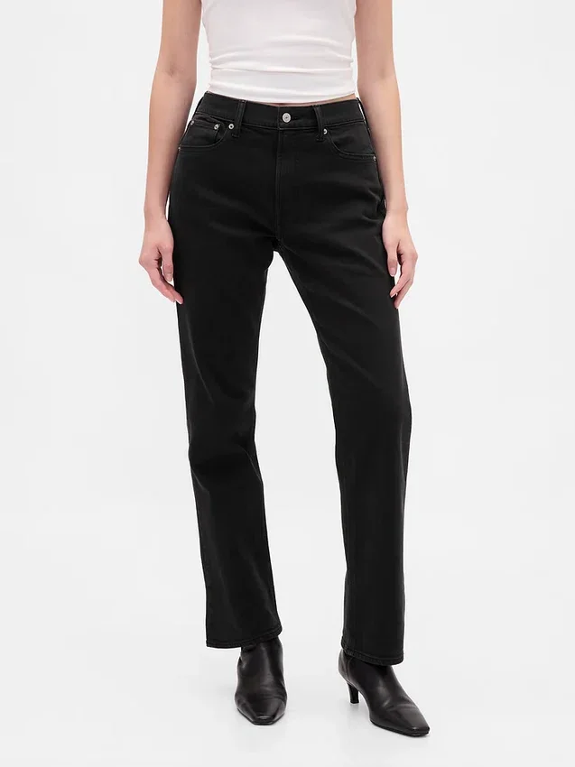 High Rise '90S Slim Straight Jeans