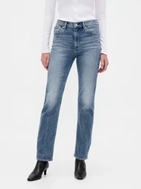 High Rise ’90S Slim Straight Jeans