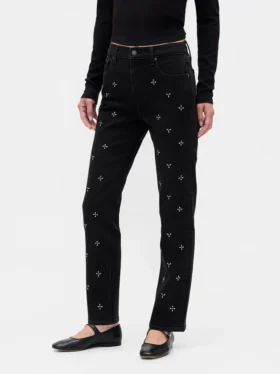 High Rise ’90S Slim Straight Jeans