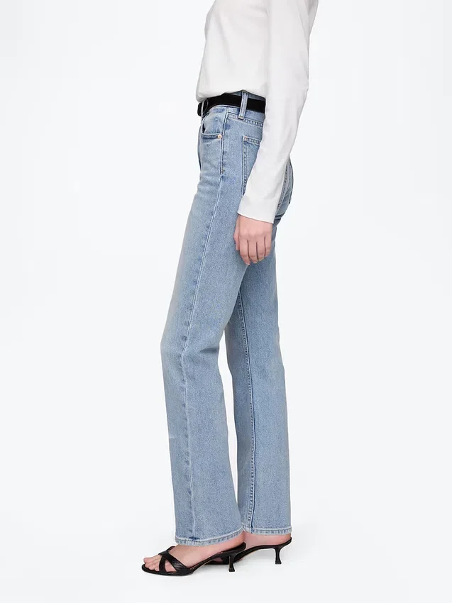 High Rise '90S Slim Straight Jeans