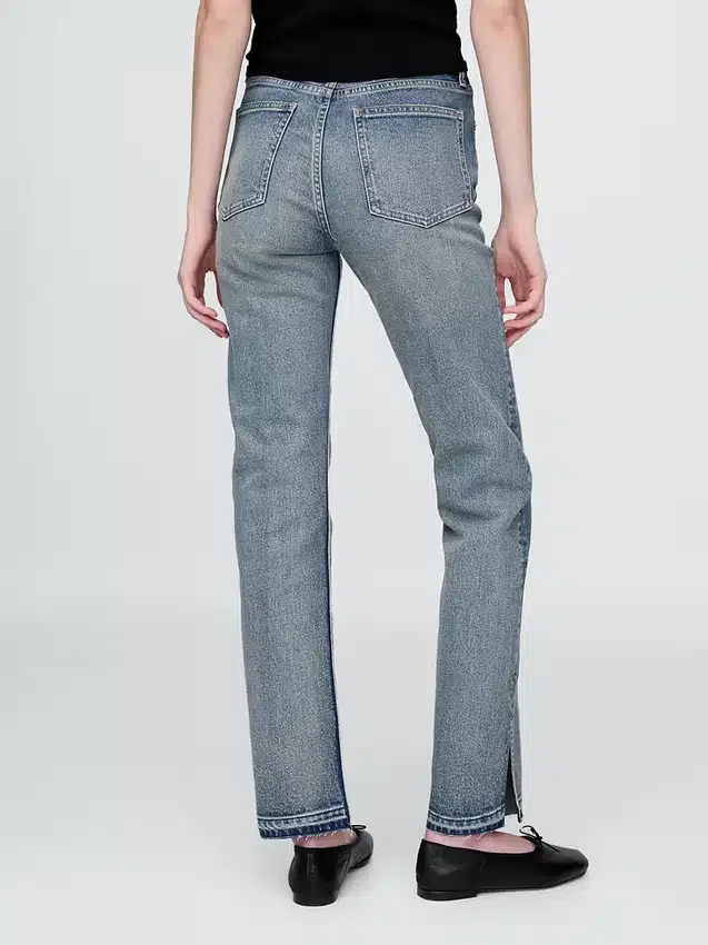 High Rise '90S Slim Straight Jeans