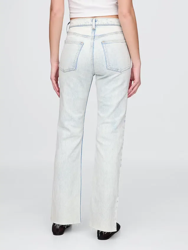 High Rise '90S Slim Straight Jeans