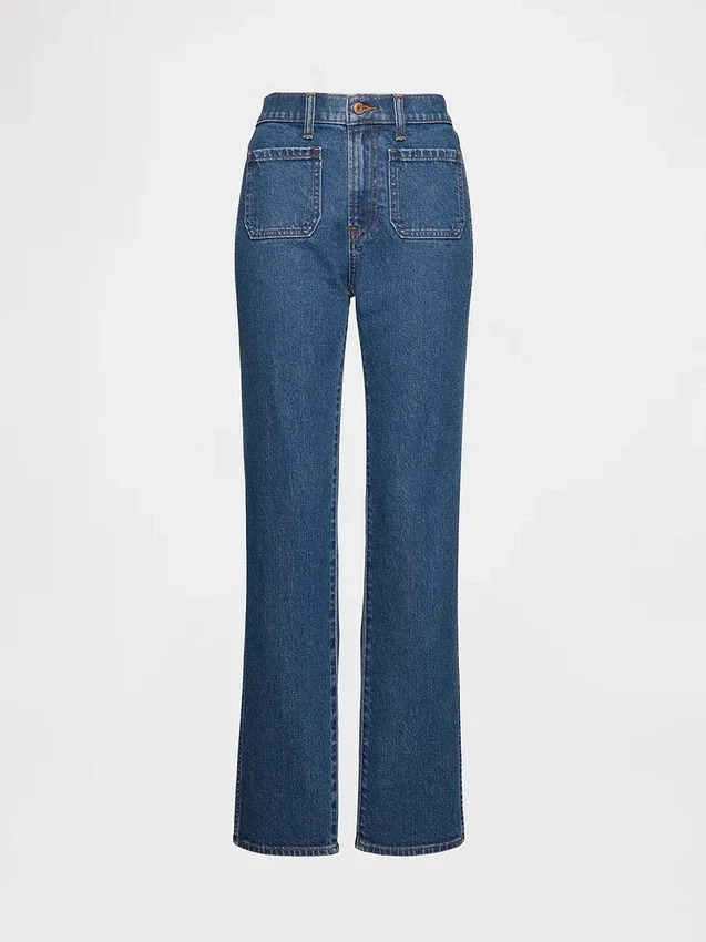 High Rise '90S Slim Straight Jeans
