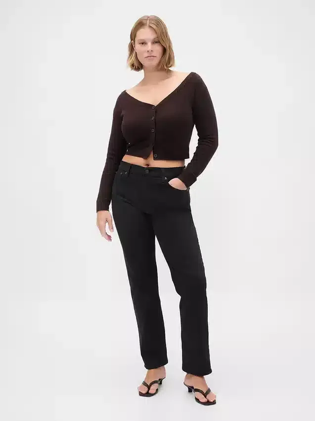 High Rise '90S Slim Straight Jeans