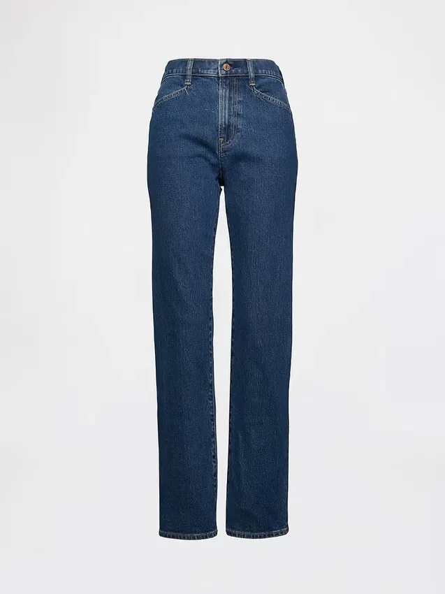 High Rise '90S Slim Straight Jeans