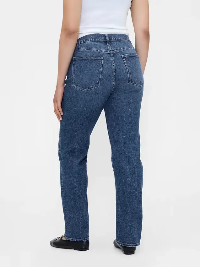 High Rise '90S Slim Straight Jeans