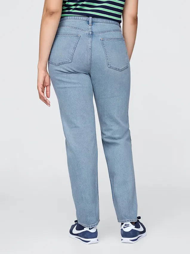 High Rise '90S Slim Straight Jeans