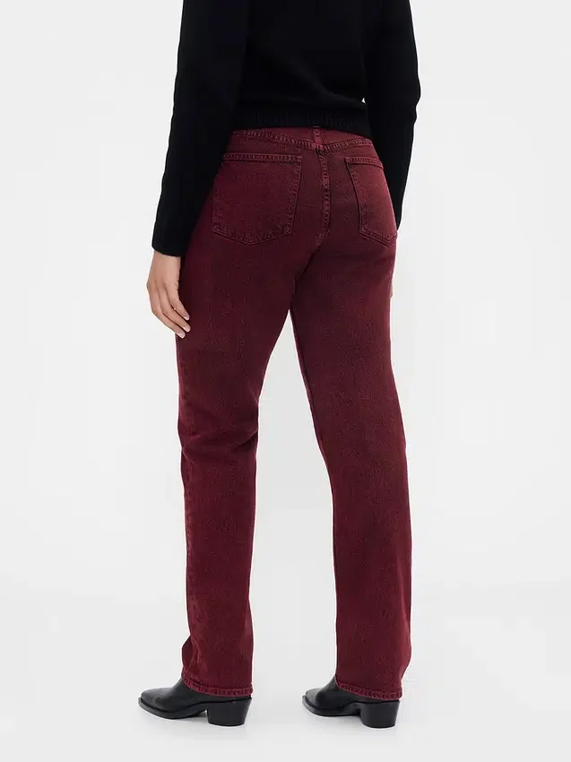 High Rise '90S Slim Straight Jeans