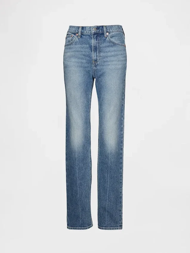High Rise '90S Slim Straight Jeans