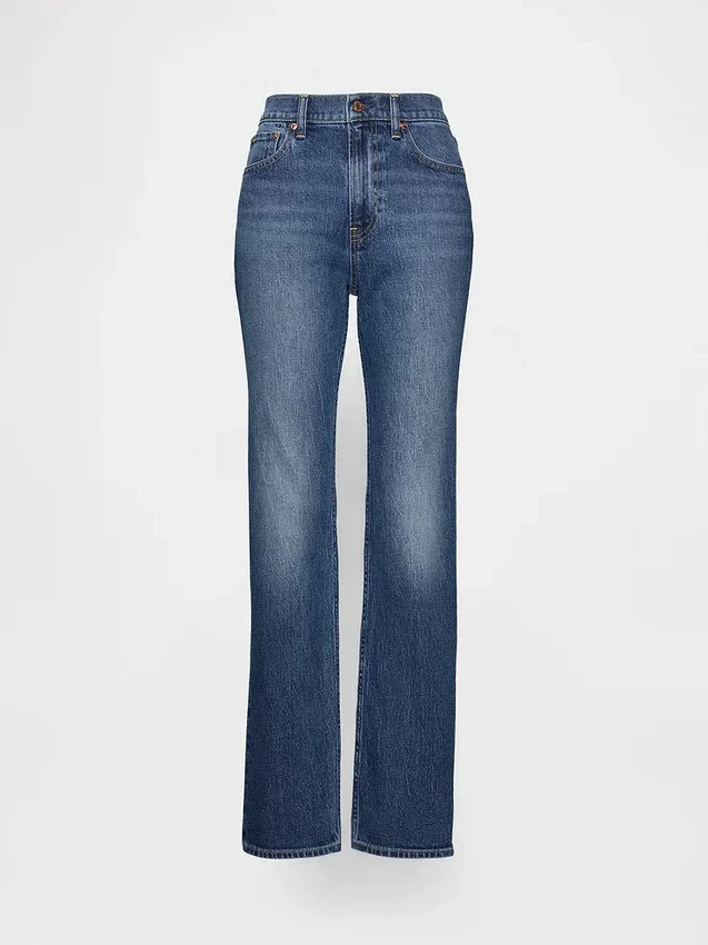 High Rise '90S Slim Straight Jeans