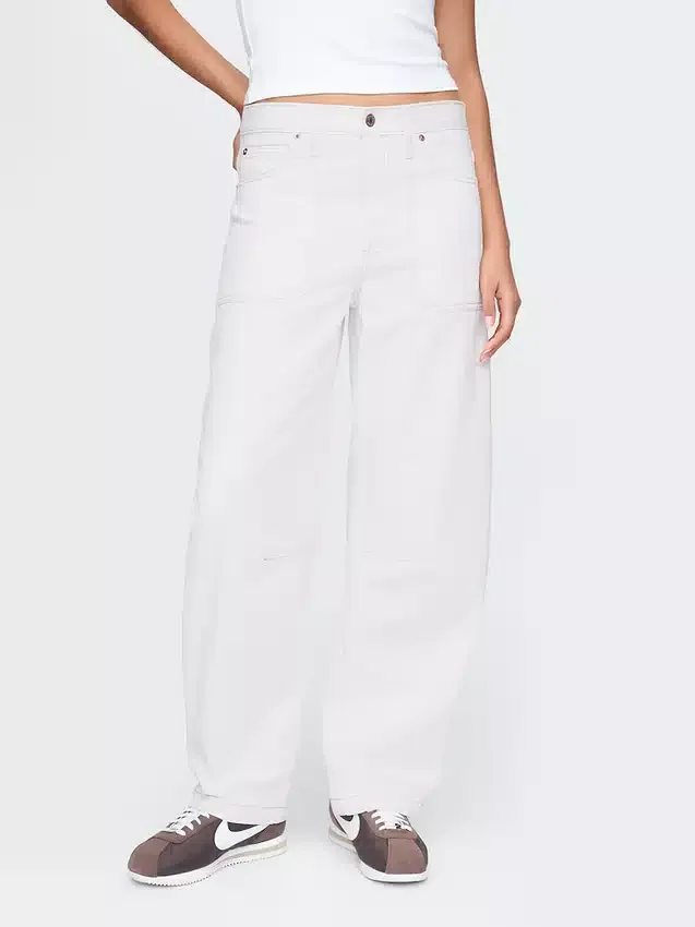 High Rise Barrel Carpenter Jeans