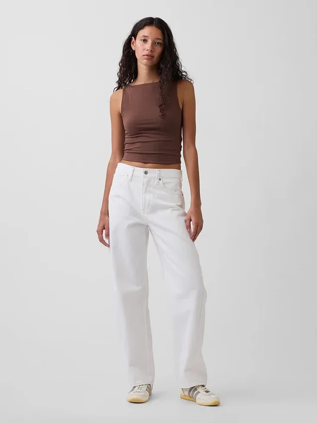 High Rise Barrel Jeans