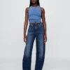 High Rise Barrel Jeans