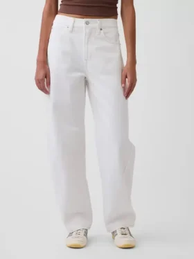 High Rise Barrel Jeans