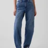 High Rise Barrel Jeans