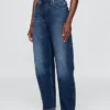 High Rise Barrel Jeans