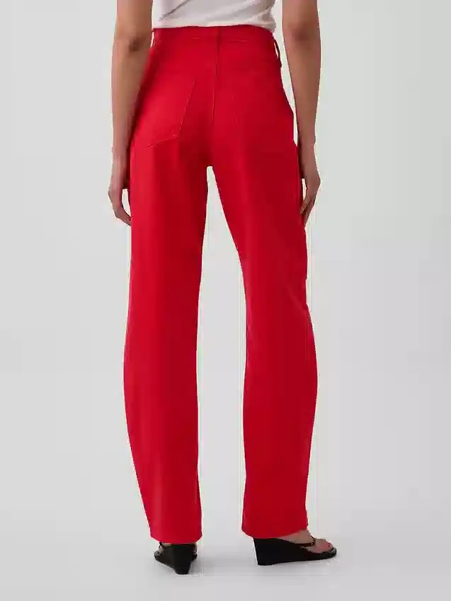 High Rise Barrel Jeans