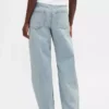 High Rise Barrel Jeans
