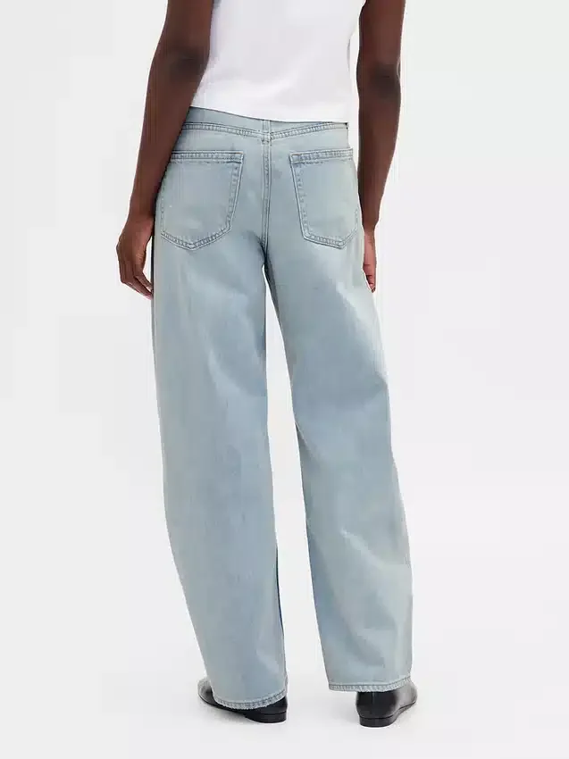 High Rise Barrel Jeans