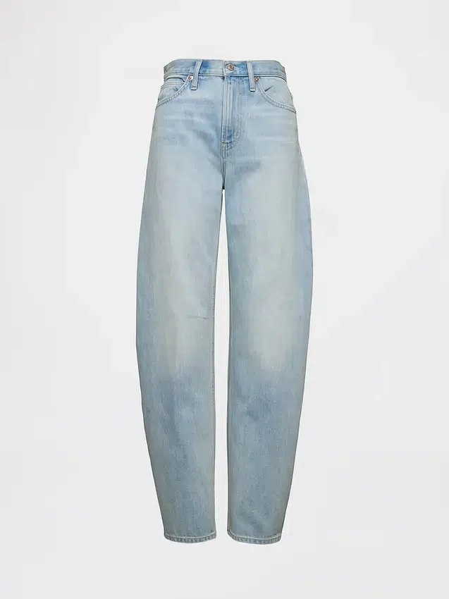 High Rise Barrel Jeans