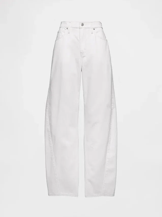High Rise Barrel Jeans