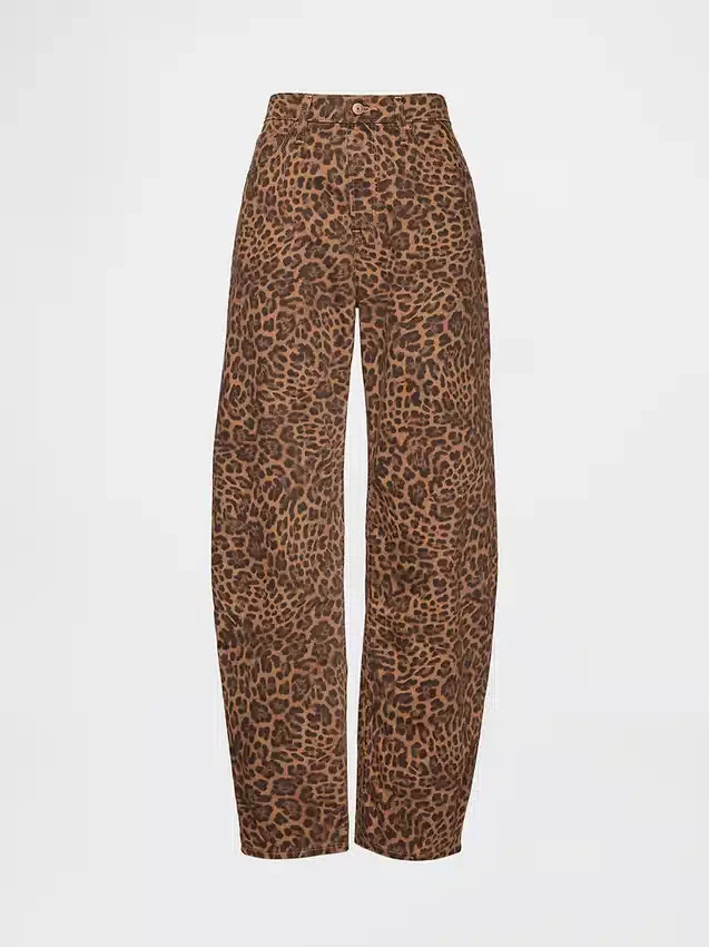 High Rise Barrel Jeans