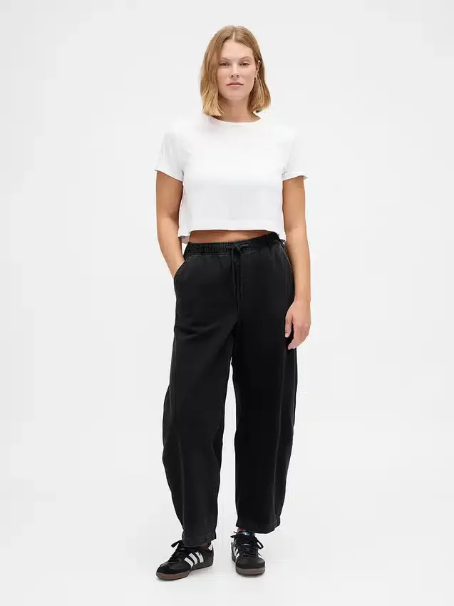 High Rise Barrel Jeans