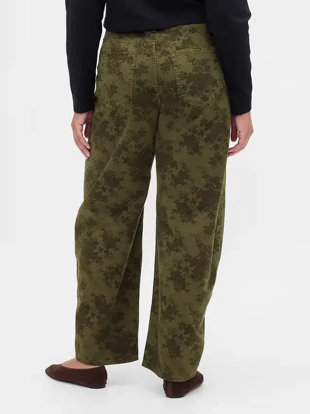 High Rise Barrel Jeans