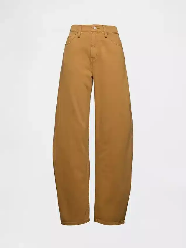 High Rise Barrel Jeans