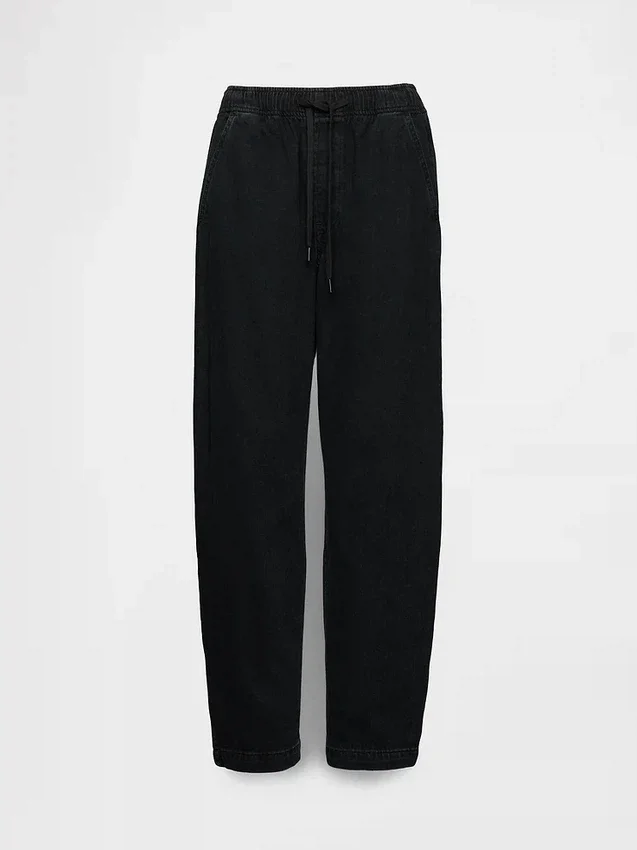 High Rise Barrel Jeans