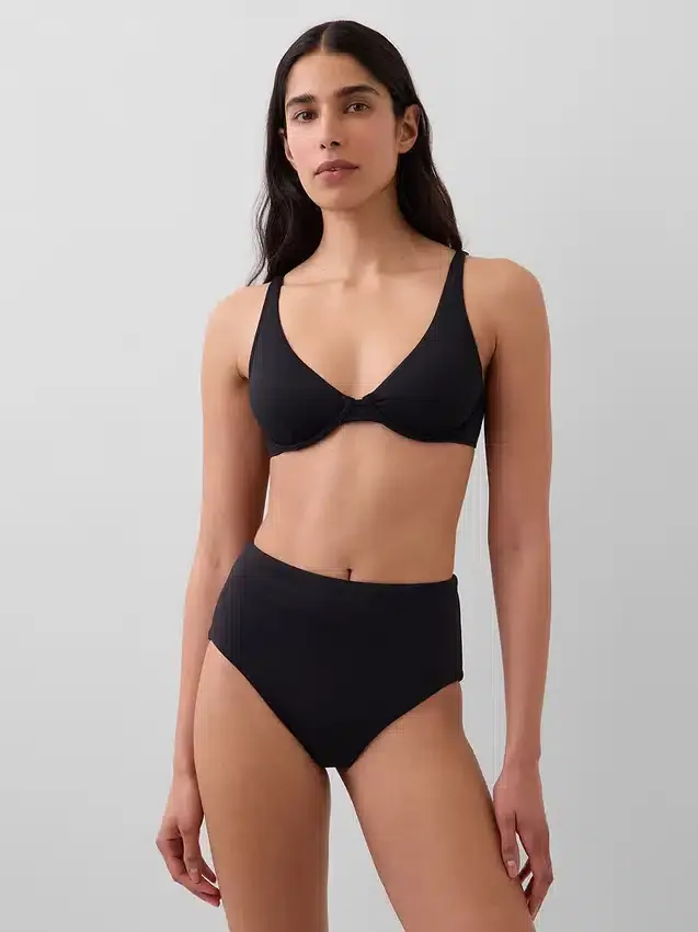 High Rise Bikini Bottom