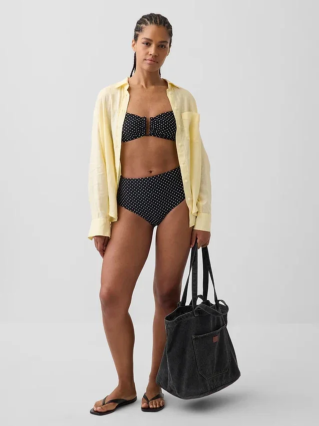 High Rise Bikini Bottom