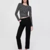 High Rise Cheeky Straight Jeans