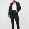 High Rise Cheeky Straight Jeans