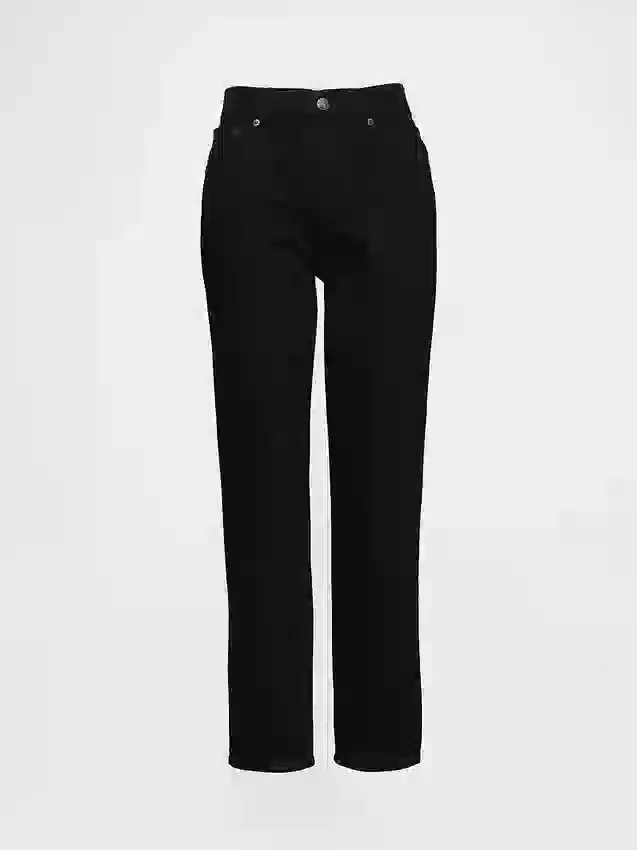 High Rise Cheeky Straight Jeans