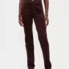 High Rise Corduroy '90S Slim Straight Jeans