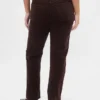 High Rise Corduroy '90S Slim Straight Jeans