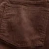 High Rise Corduroy '90S Slim Straight Jeans