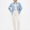 High Rise Corduroy '90S Slim Straight Pants