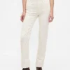 High Rise Corduroy '90S Slim Straight Pants