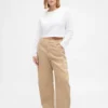 High Rise Corduroy Barrel Pants