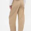 High Rise Corduroy Barrel Pants